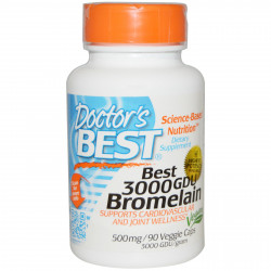 Бромелаин 500 мг 3000 GDU 90 капсули | Doctor's Best