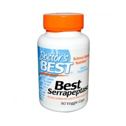 Serrapeptase (Серрапептаза) 40 000 IU 90 вегетаріанські капсули від Doctor's s Best