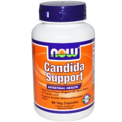 Candida Support против гъбички 90 капсули | Now Foods